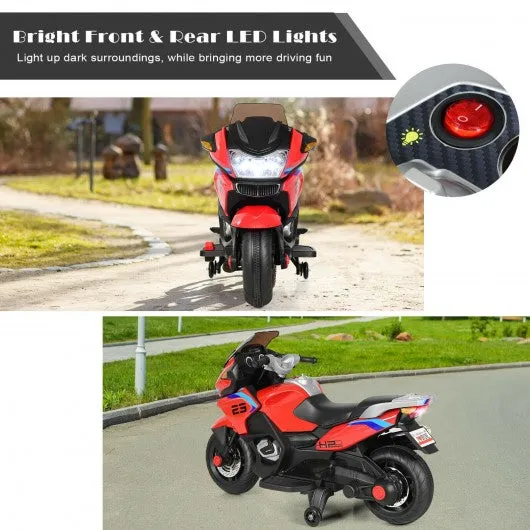 12V Kids Ride On Motorcycle Electric Motor Bike-Red