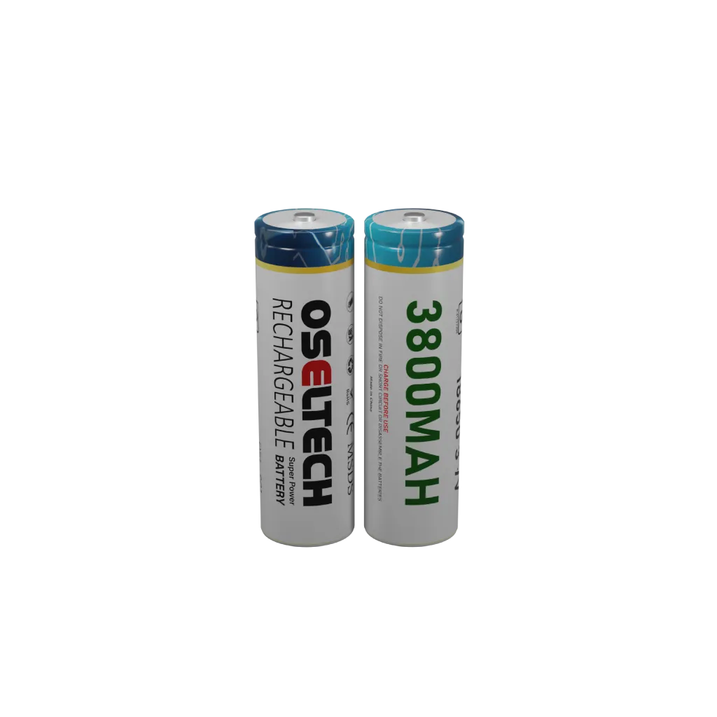 18650 3.7V 3800mAH  Rechargeable Lithium Ion Battery (Pack of 2)