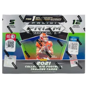 2021 Panini Prizm Draft Picks College Football Mega Box (Gold Ice Prizm)