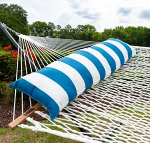 52" Long Hammock Pillow - Sunbrella® Cabana Regatta