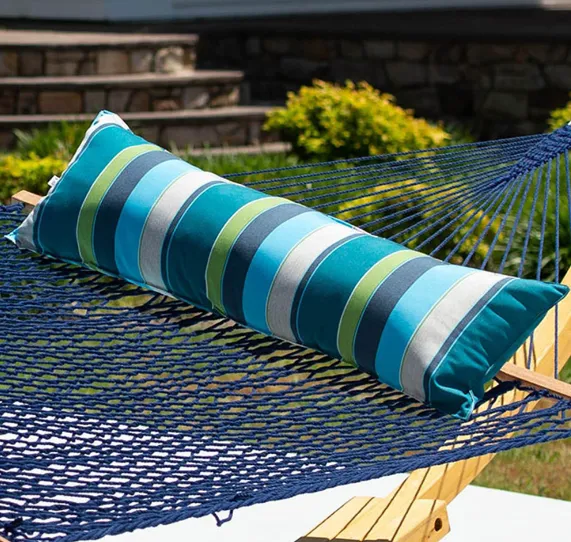 52" Long Hammock Pillow - Sunbrella® Expand Calypso