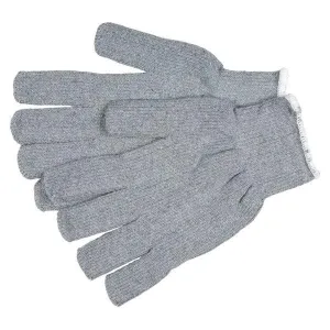 9413KM MCR Safety Heat Resistance Gloves, Large, Cotton Polyester Blend, Gray