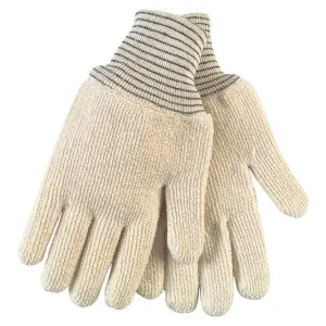 9433S MCR Safety Heat Resistance Gloves, Small, Terrycloth, Natural