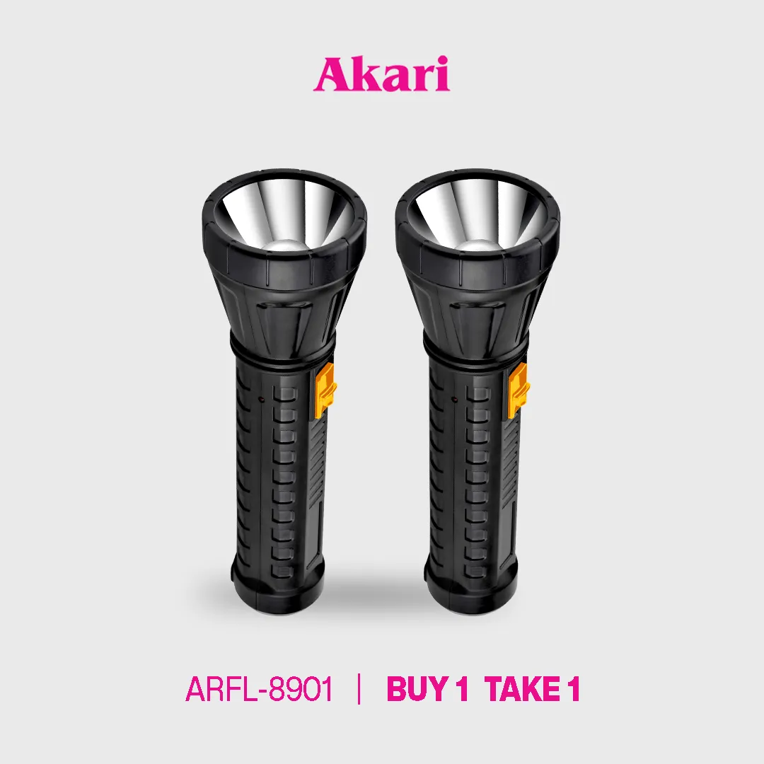 Akari B1T1: Rechargeable Flashlight w/ direct plug