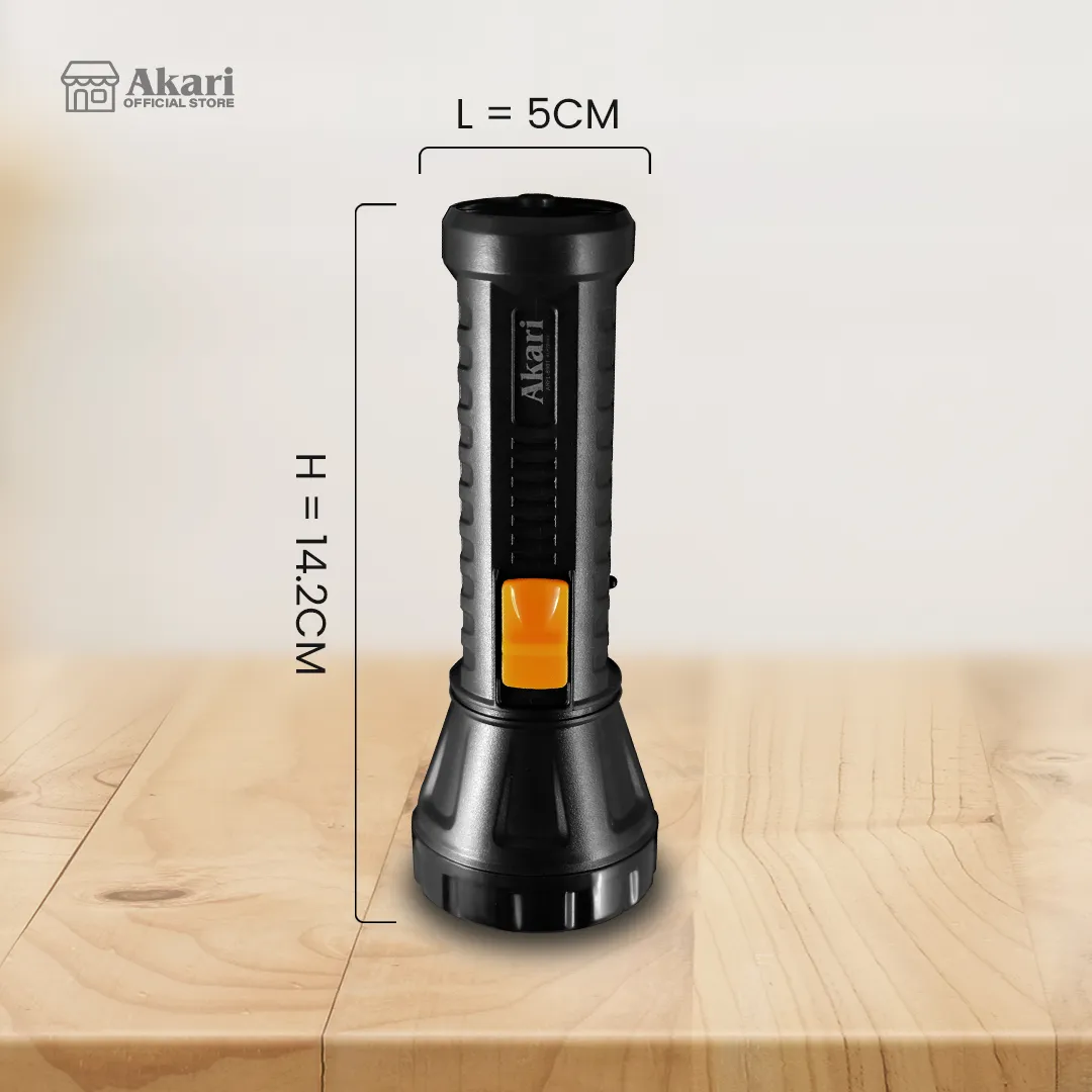 Akari B1T1: Rechargeable Flashlight w/ direct plug