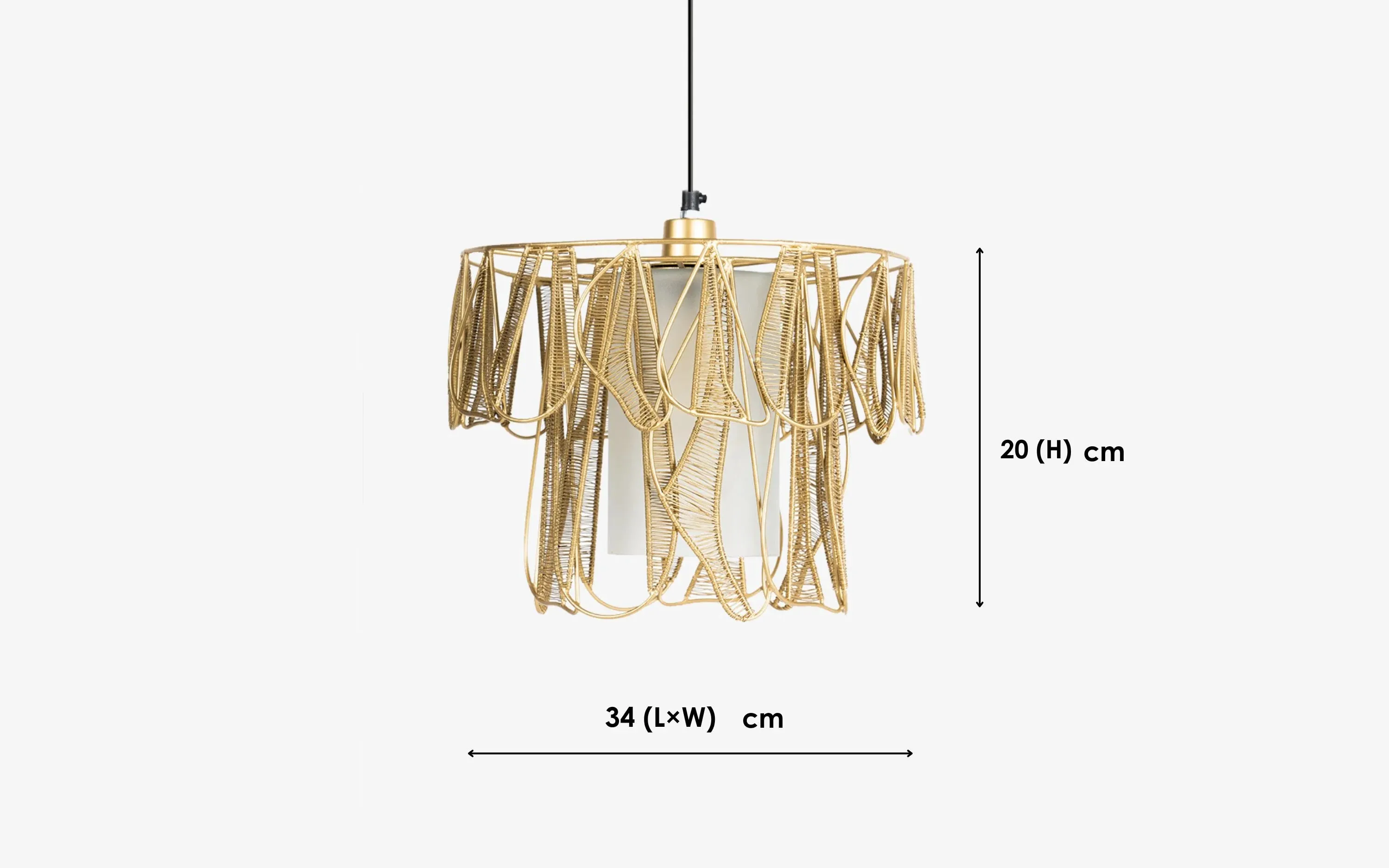 Aponi Wide Hanging Lamp