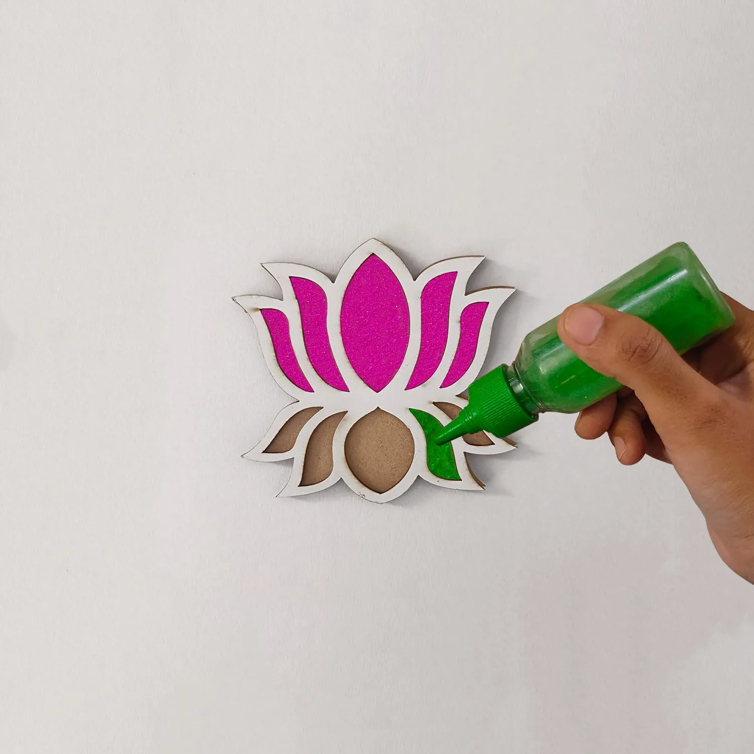 Ascension Portable Rangoli Stencil for Decor DIY Craft Reusable Templates Easy to Fill Rangoli for Navratri Pongal Pooja Mandir Rangoli Mats for Decoration (5cs)