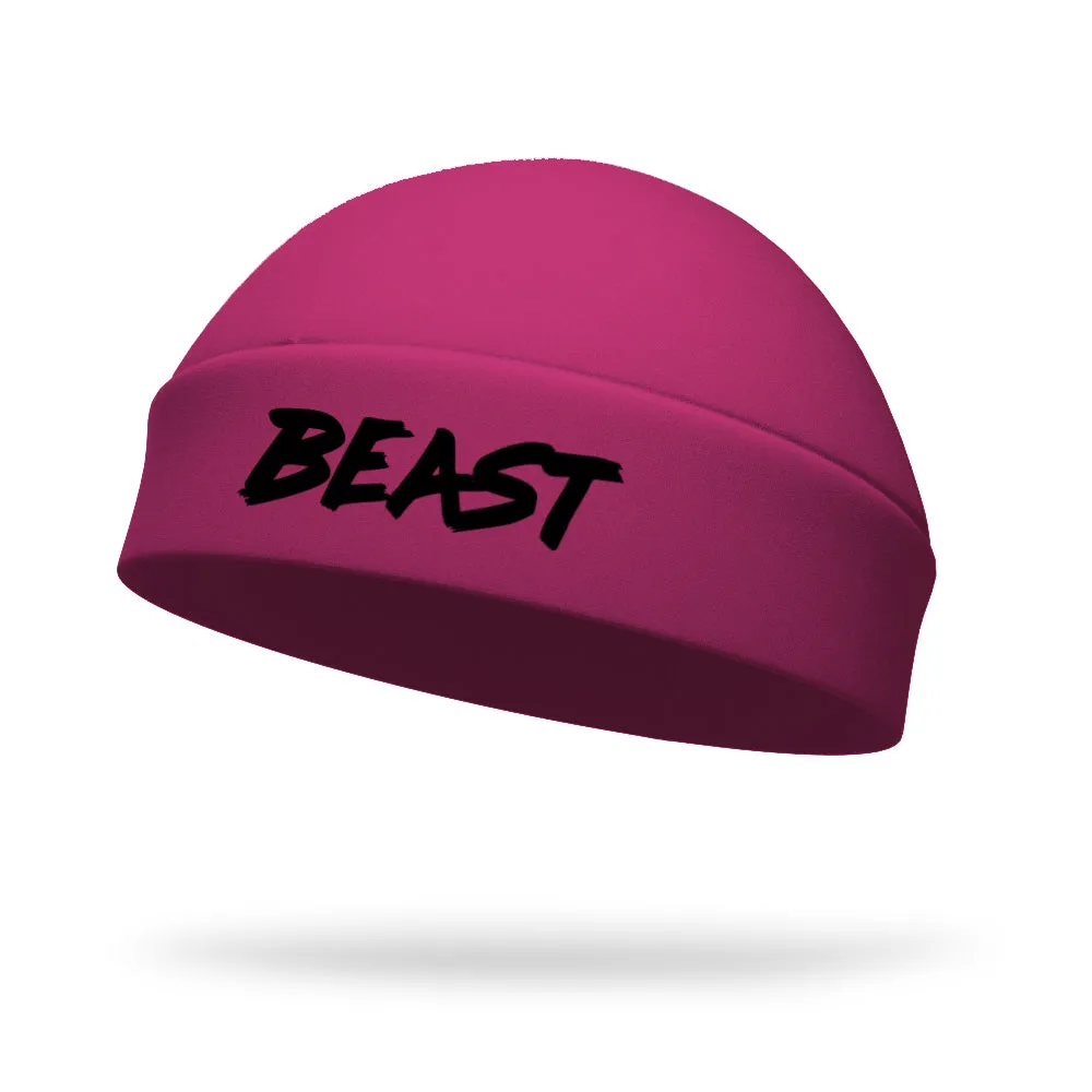 Beast Wicking Ponytail Hat - Black Logo