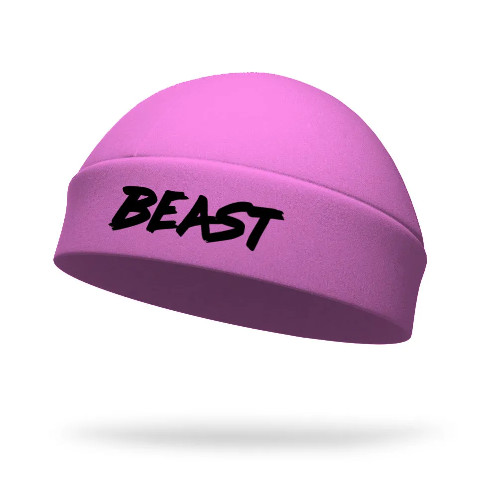 Beast Wicking Ponytail Hat - Black Logo