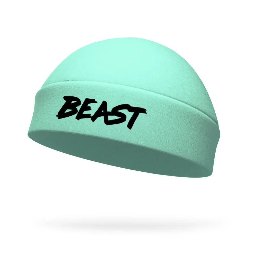 Beast Wicking Ponytail Hat - Black Logo