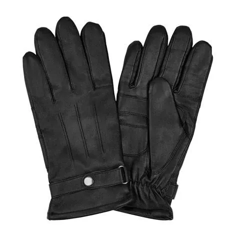 Black Leather Gloves