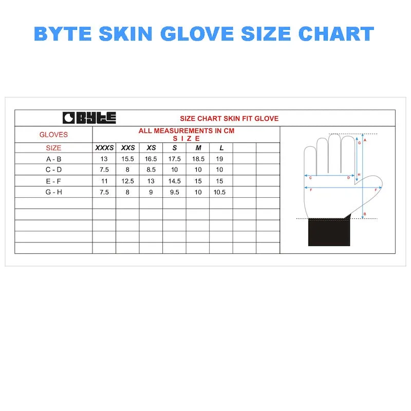 BYTE SKIN GLOVES NAVY LIME