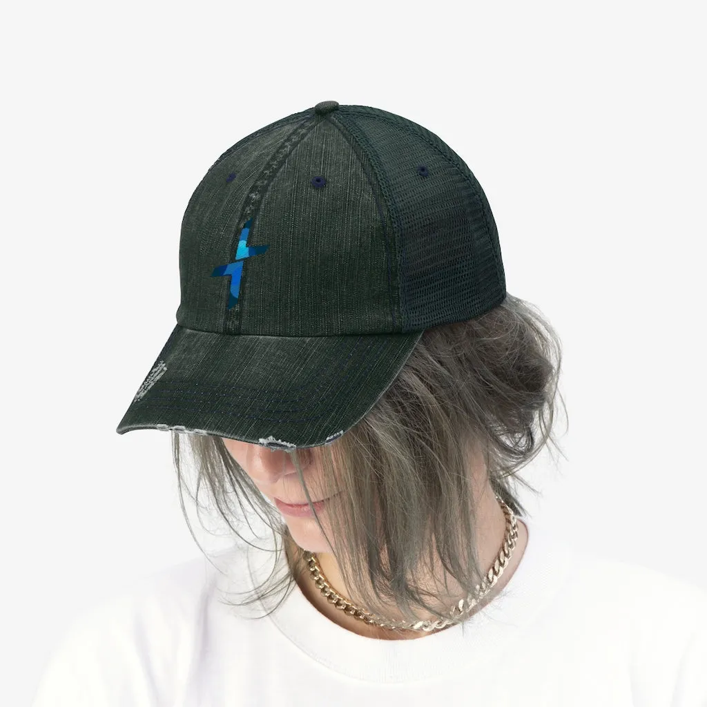 Cross Logo Unisex Trucker Hat