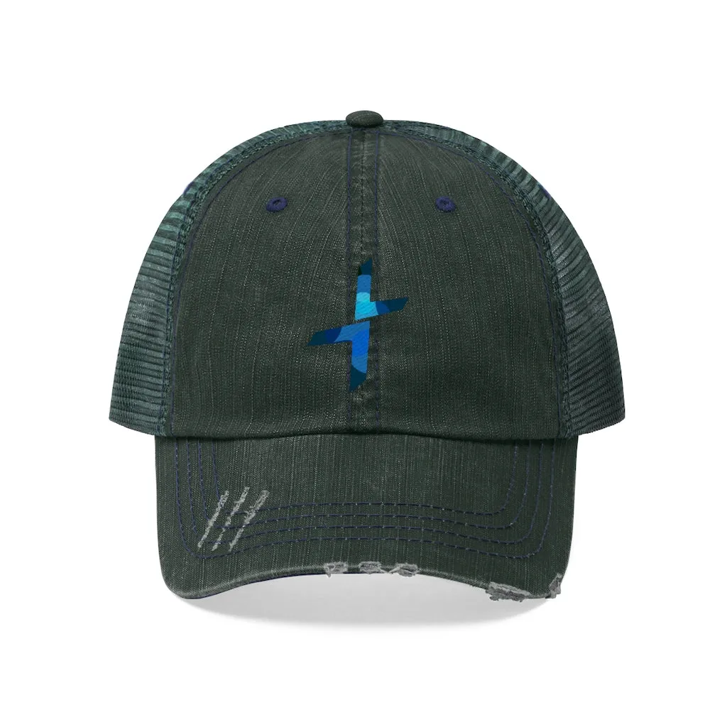 Cross Logo Unisex Trucker Hat