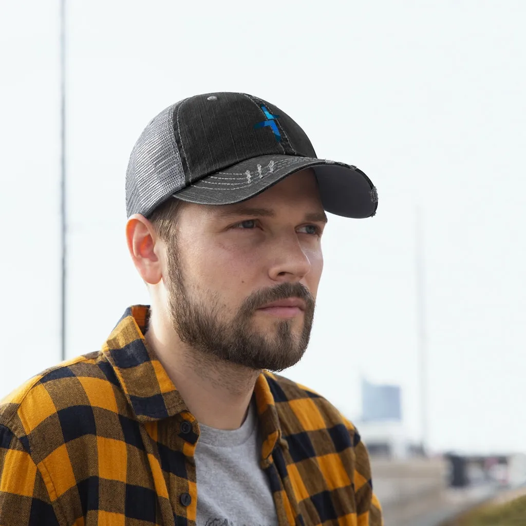 Cross Logo Unisex Trucker Hat