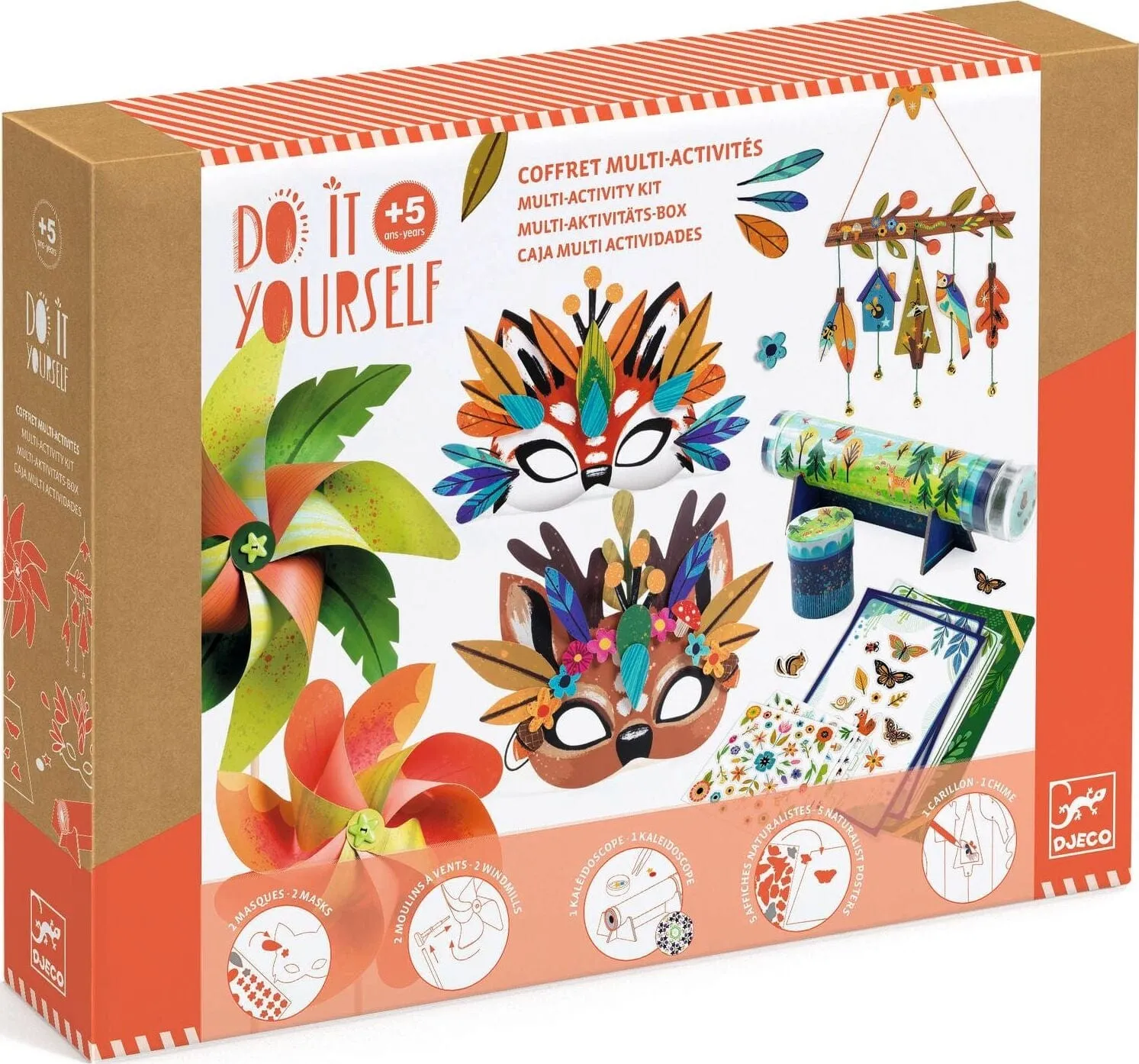 Djeco Nature Multi Activity Kit - Art Kits for Kids