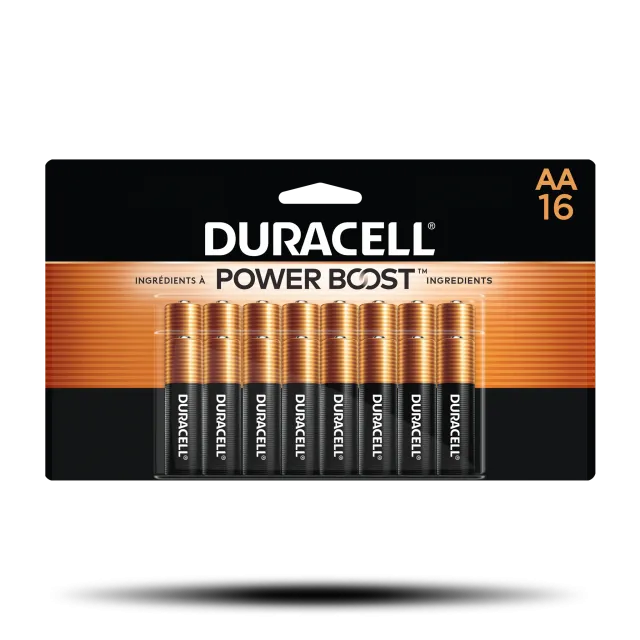 Duracell Coppertop AA Alkaline Batteries