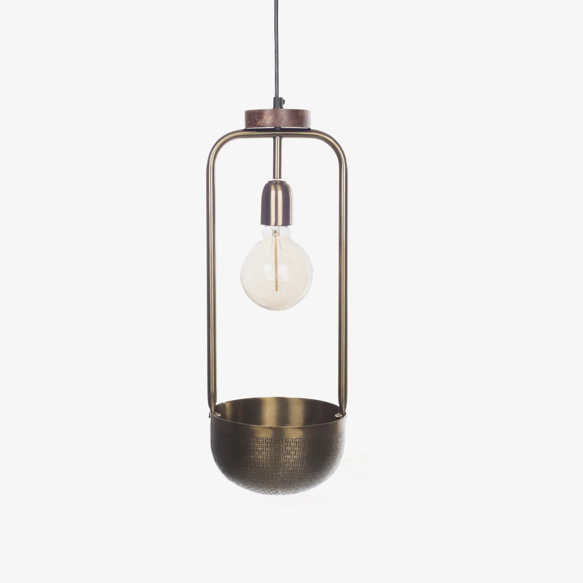 Esna Tall Hanging Lamp With Bowl