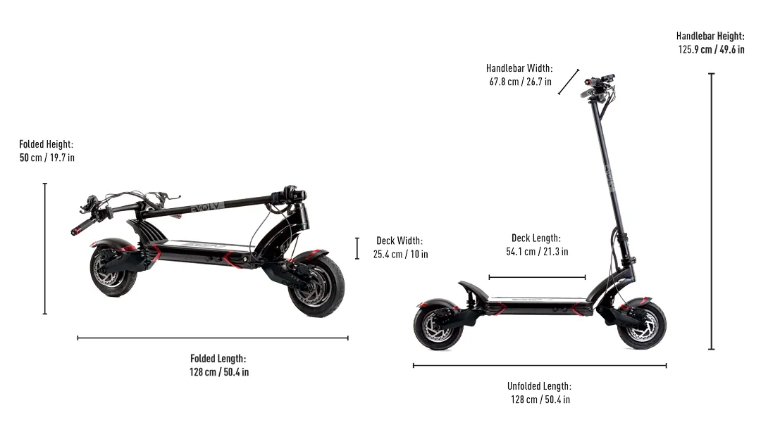 EVOLV Pro-R 60V 1000W Electric Scooter