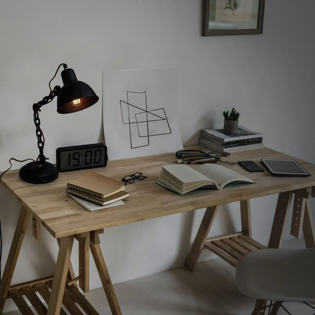 Fdl109 Industrial Torus Links Desk Lamp