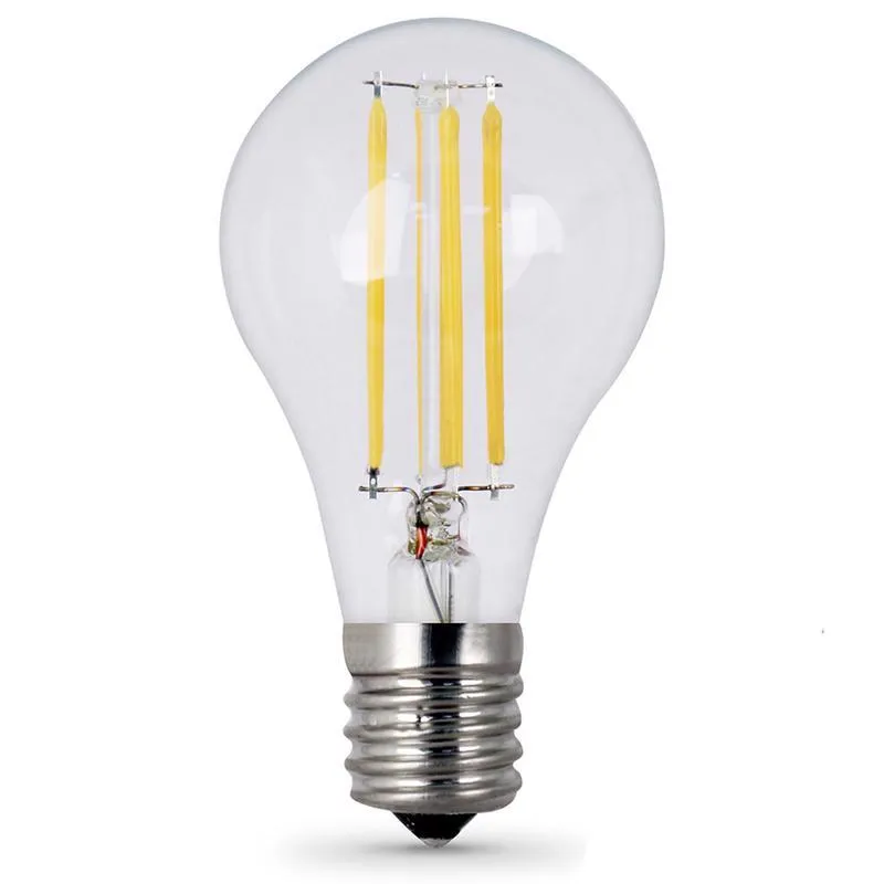 Feit LED A15 E17 (Intermediate) Filament LED Bulb Daylight 75 Watt Equivalence 2 pk