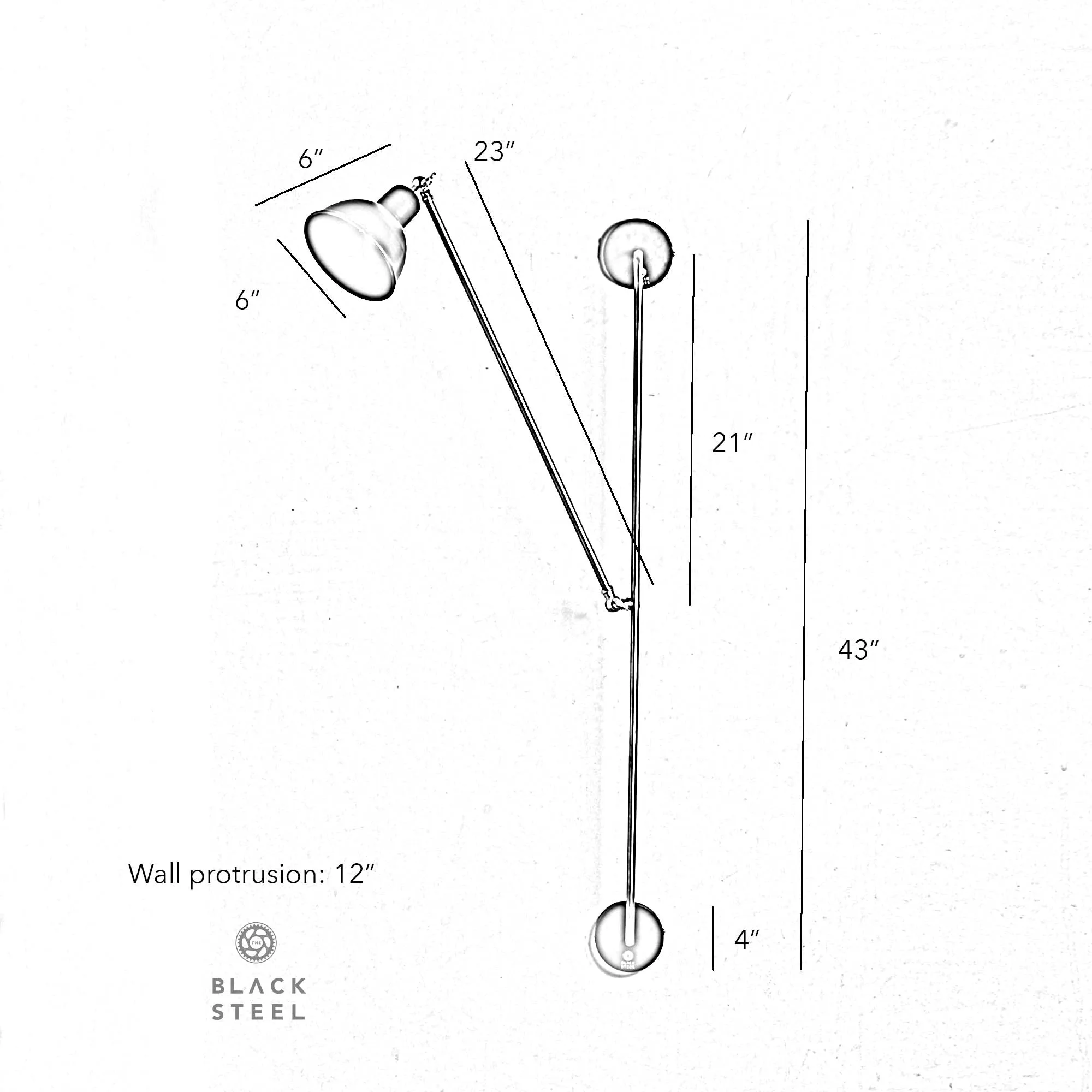 Fsw214 Swing-Arm Corner Lamp