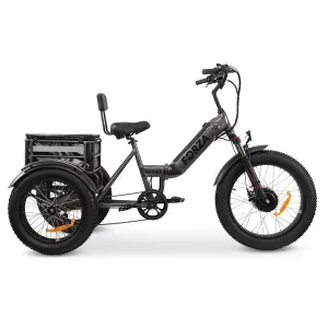 GOBike Forza - Foldable Step-Through Fat Tire Electric Tricycle - Top Speed 20mph - 750W