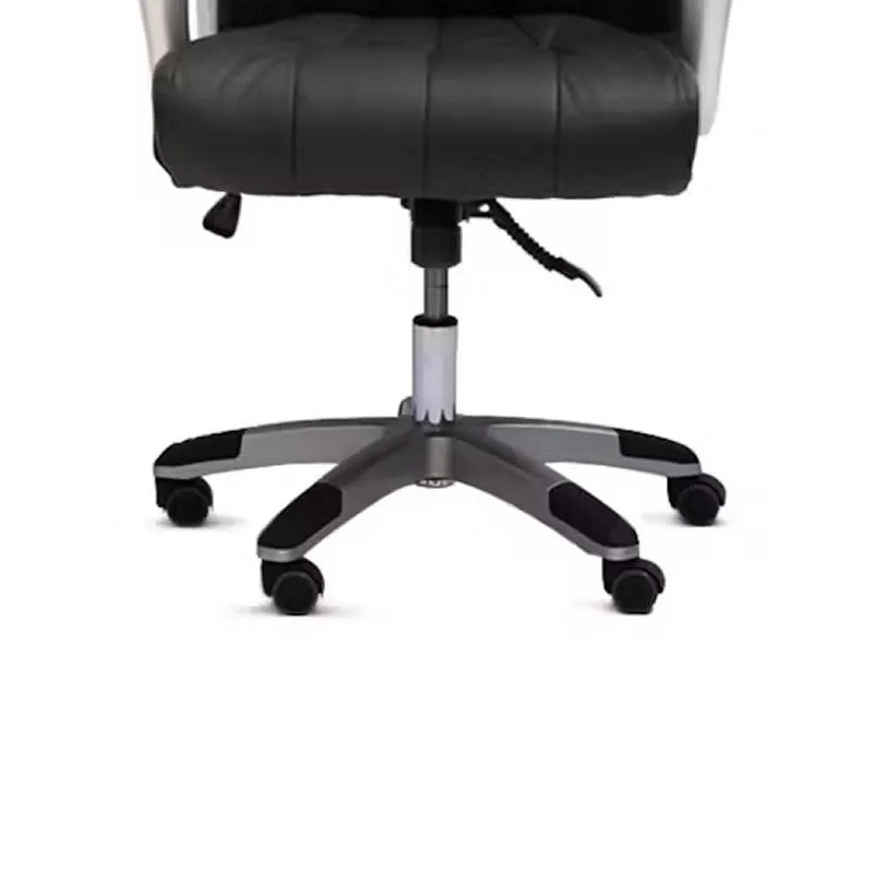 High-Back Pu Leather Tilt And Swivel Office Chair 518H Black