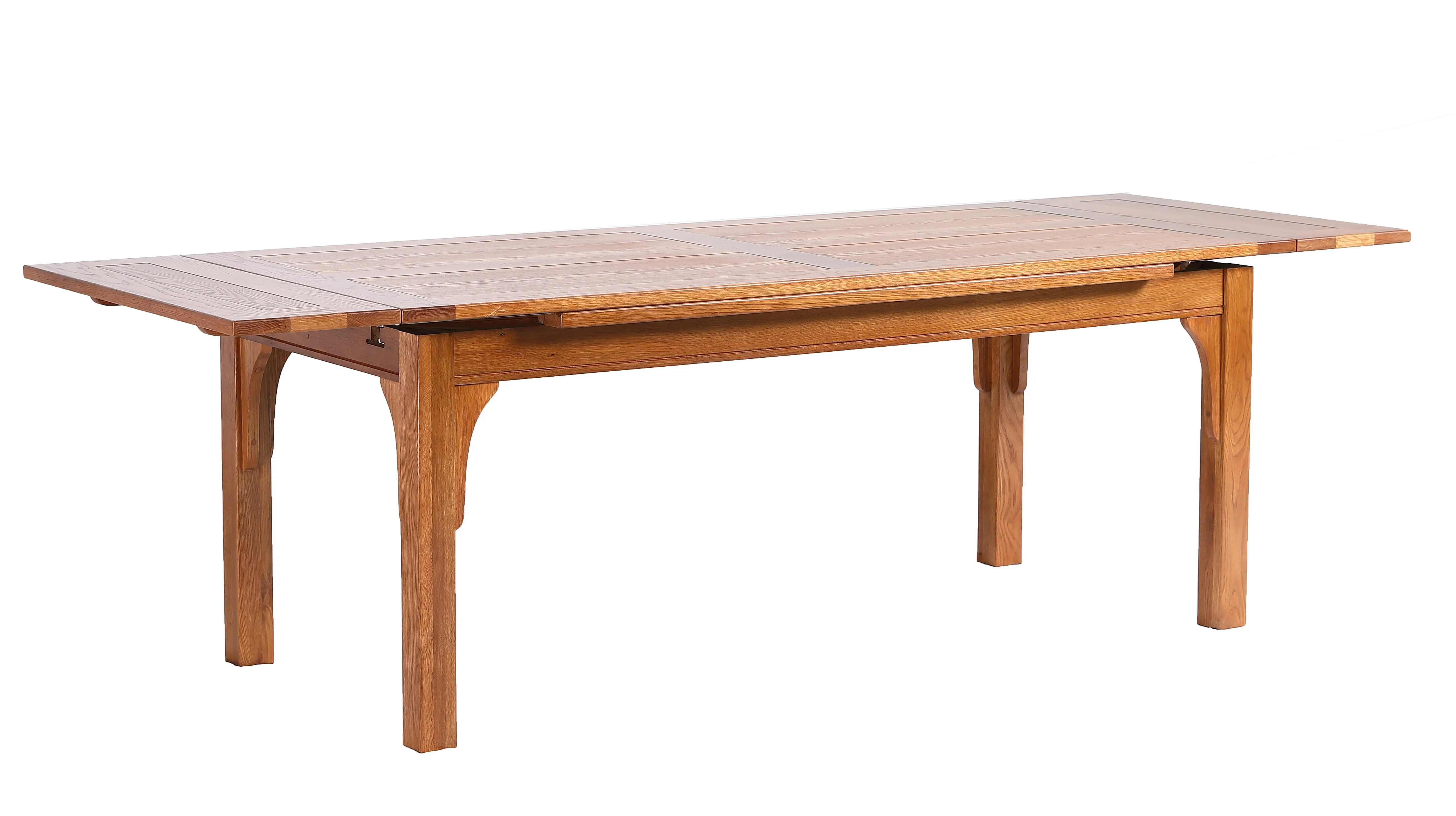 Mission Stow Leaf Table with Solid Oak Slat Back Chairs - Michael's Cherry