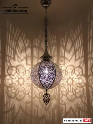 Moroccan Pendant Light Shadow Effect Hanging Lamp