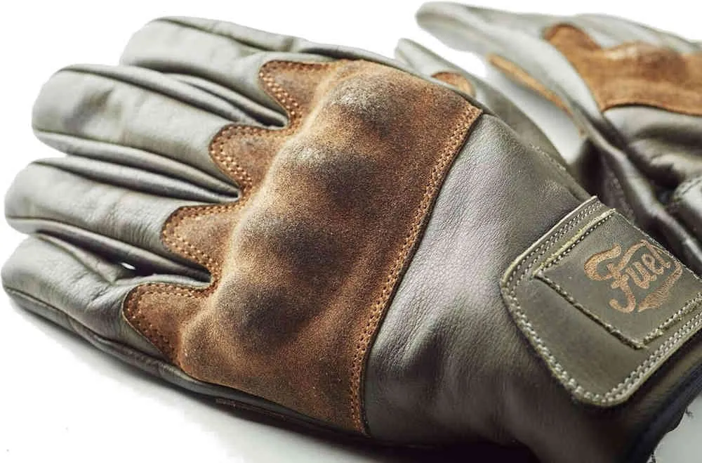 Motorcycle gloves Rodeo Fuel, green