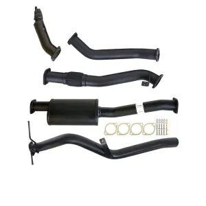 NISSAN NAVARA D22 3.0L ZD30-T 01 - 06 3" TURBO BACK CARBON OFFROAD EXHAUST SYSTEM WITH MUFFLER NO CAT