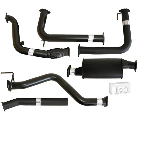 NISSAN NAVARA D40 AUTO #DPF REPLACE# 2.5L YD25D 07 - 16 3" TURBO BACK CARBON OFFROAD EXHAUST WITH MUFFLER ONLY