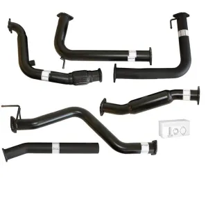 NISSAN NAVARA D40 MANUAL 2.5L YD25D 07 - 16 3" TURBO BACK CARBON OFFROAD EXHAUST WITH HOTDOG NO CAT