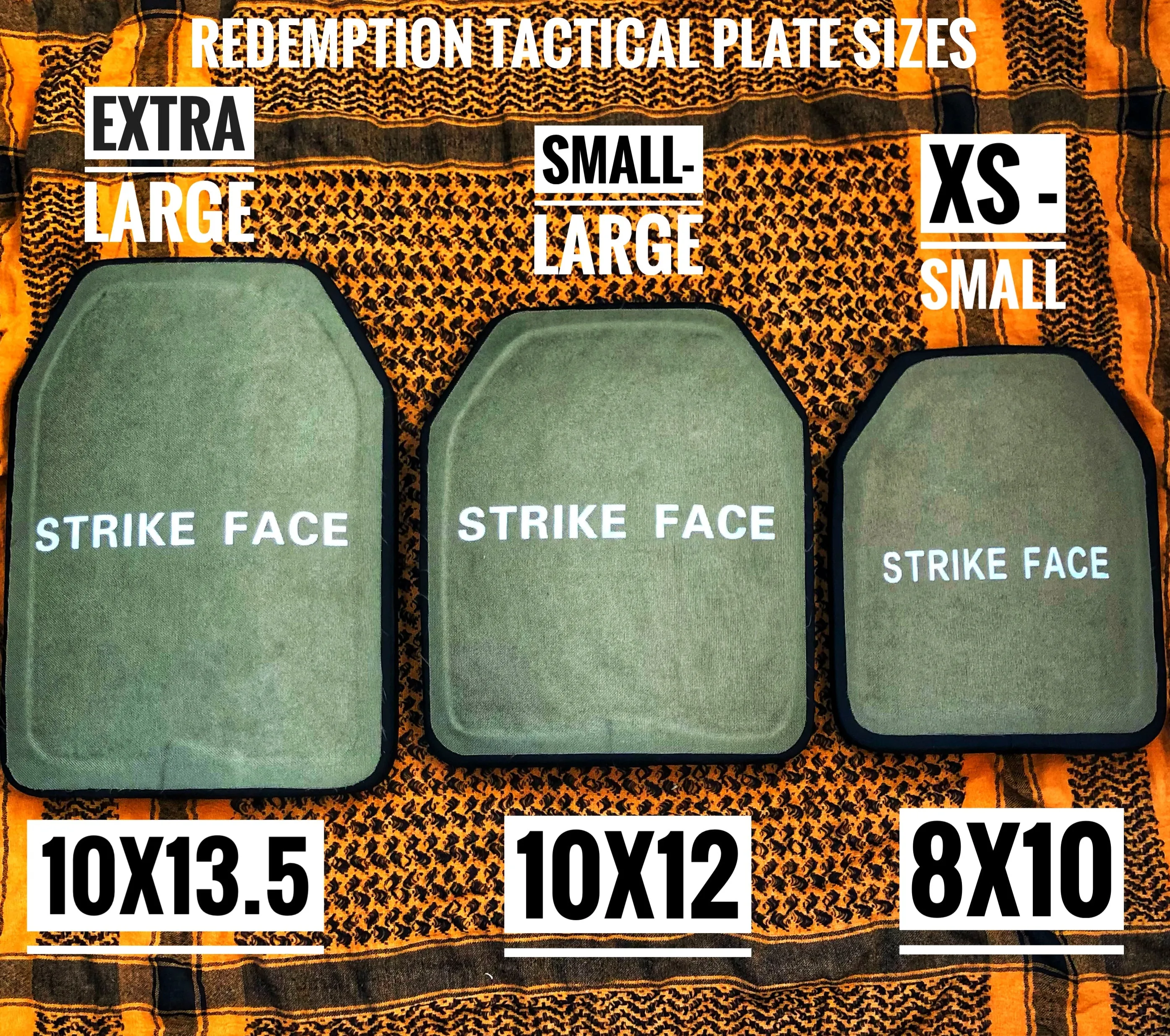 PAIR (2 Plates) FRONT AND BACK (SIZE SMALL) 8x10 Level IV Ballistic Front or Back Plate (Curved with Shooters Cut)