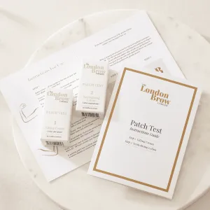 Patch Test Sachets With Client Patch Test Cards - Brow Lamination