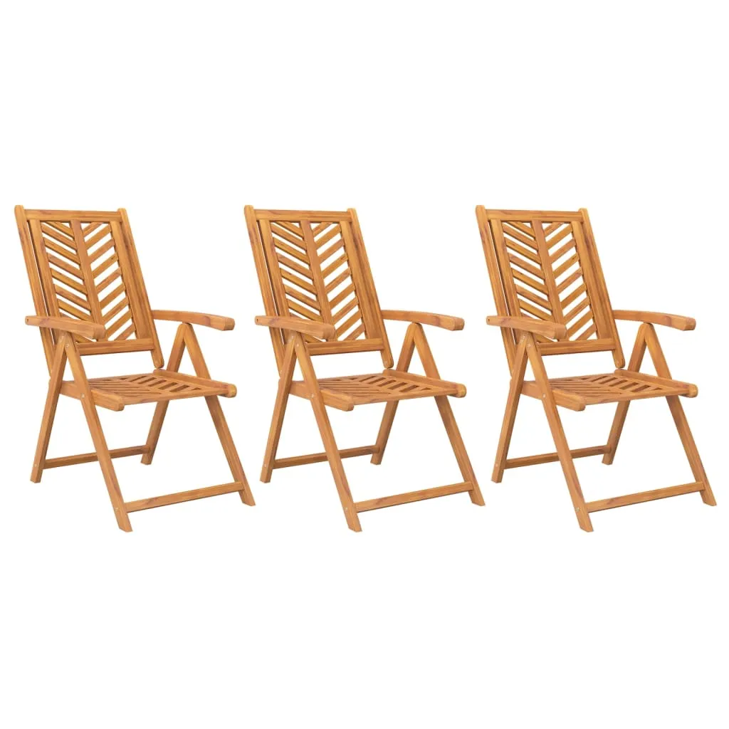 Patio Chair Reclining Chair Seating Outdoor Furniture Solid Wood Acacia