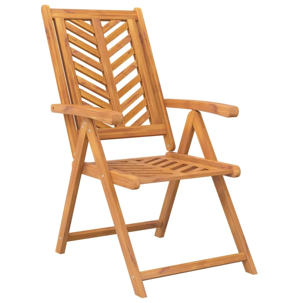 Patio Chair Reclining Chair Seating Outdoor Furniture Solid Wood Acacia