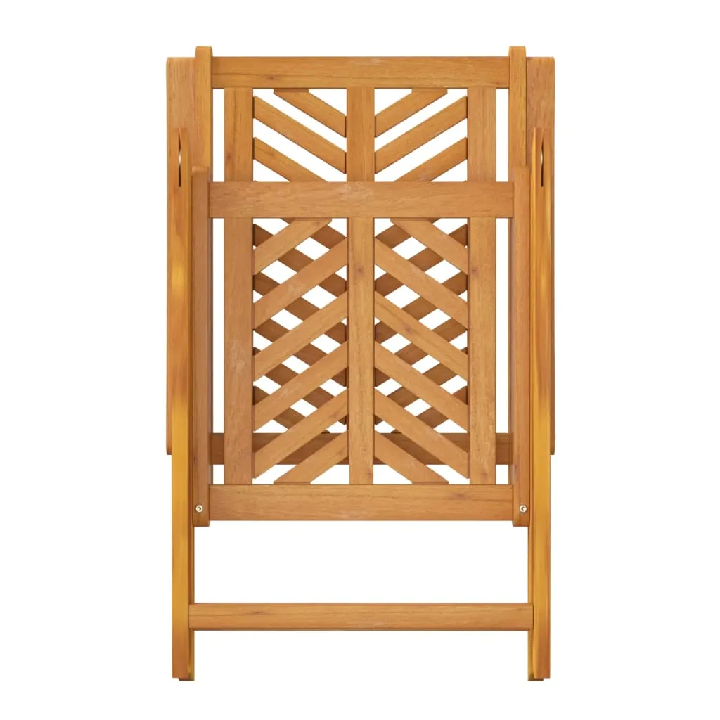 Patio Chair Reclining Chair Seating Outdoor Furniture Solid Wood Acacia