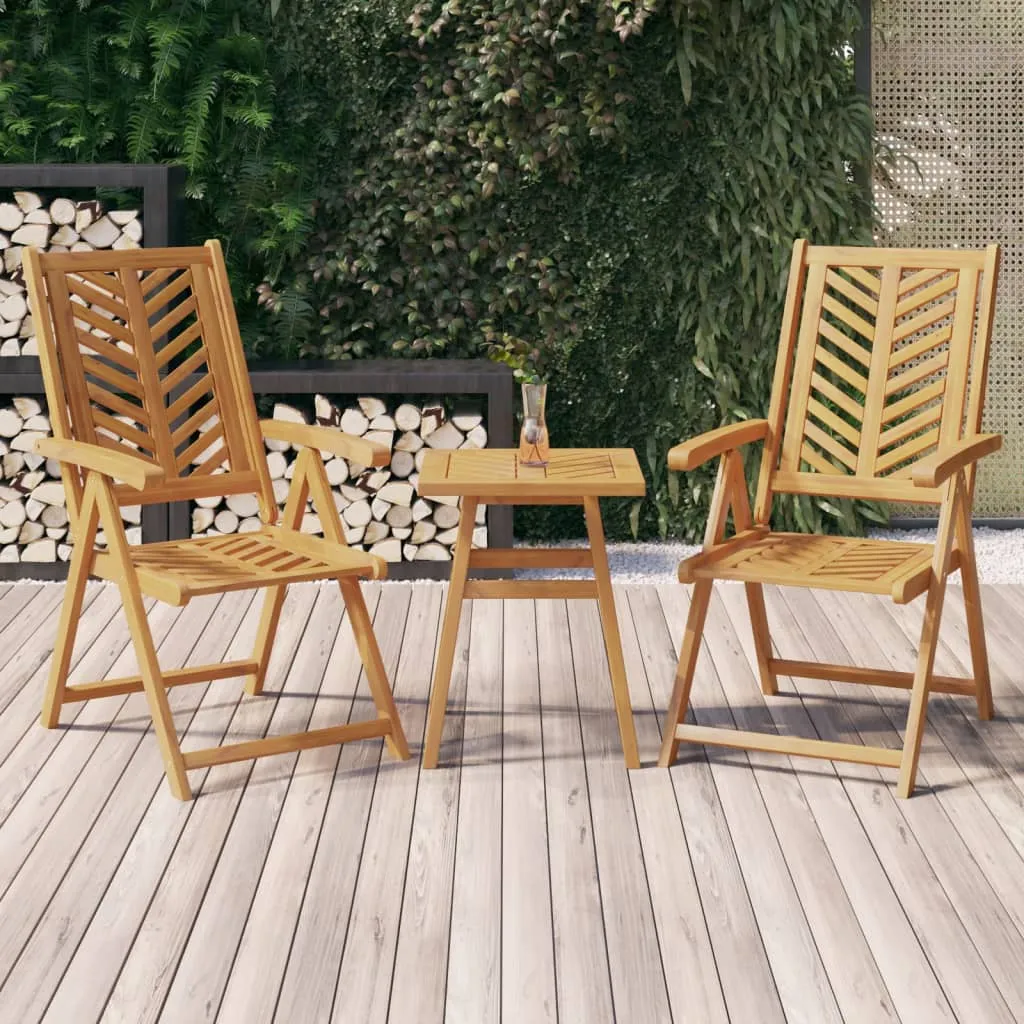 Patio Chair Reclining Chair Seating Outdoor Furniture Solid Wood Acacia