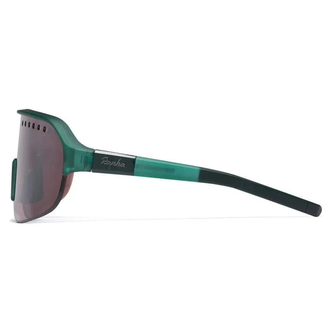 RAPHA Explore Glasses - BGR Green Black Mirror Lens