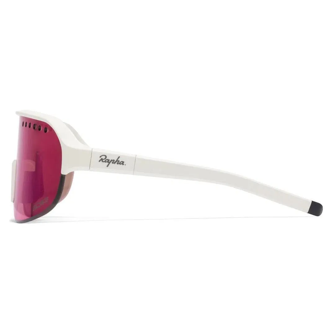 RAPHA Explore Glasses - WPB White/Pink Blue Lens