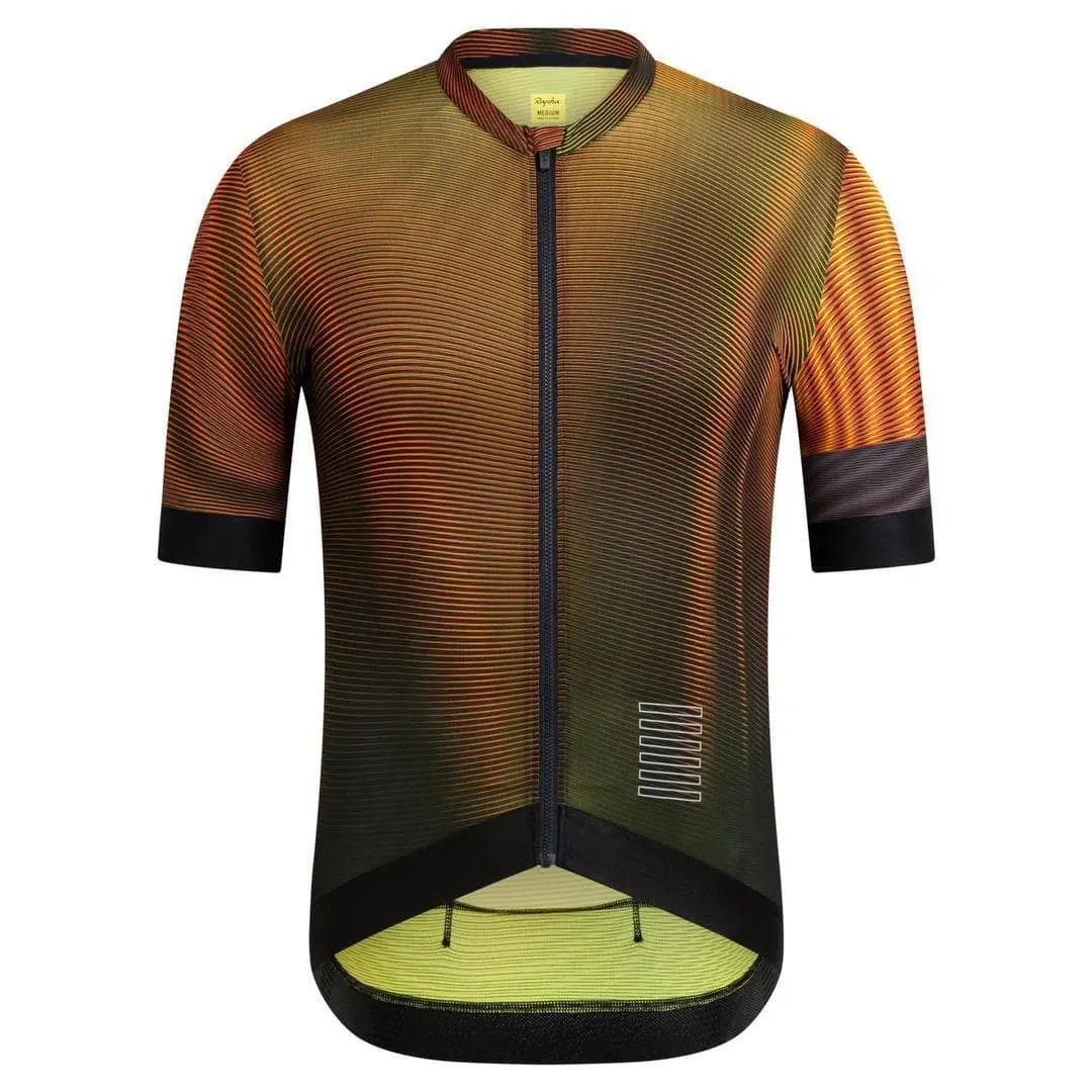 RAPHA Pro Team Training Jersey - Orange Flight Print