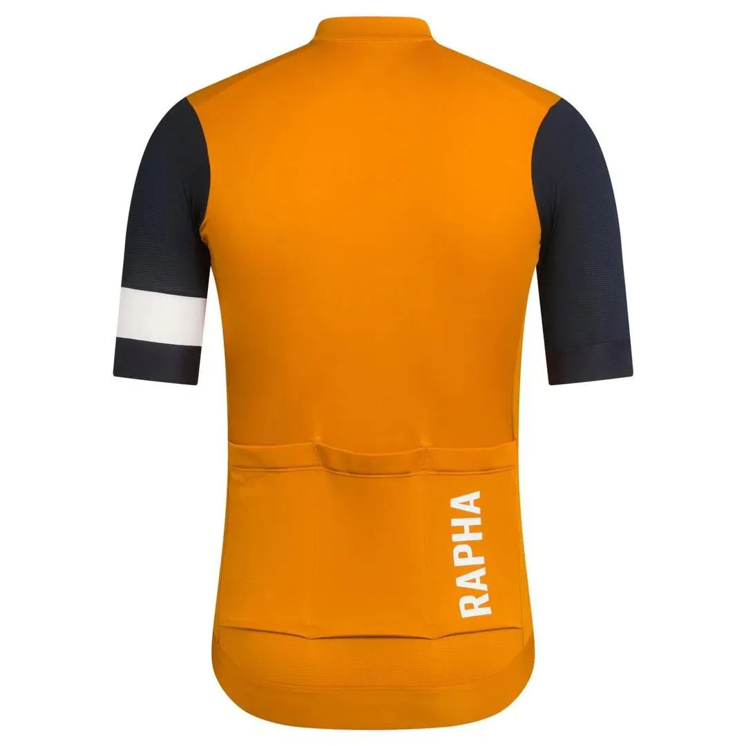 RAPHA Pro Team Training Jersey - TDC Mustard/Dark Navy