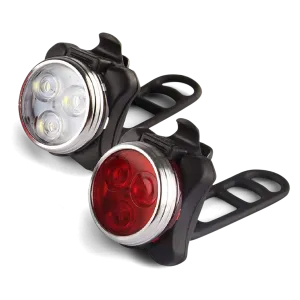 Rechargeable Clip-on Bike Light 2-Pack by Po Campo