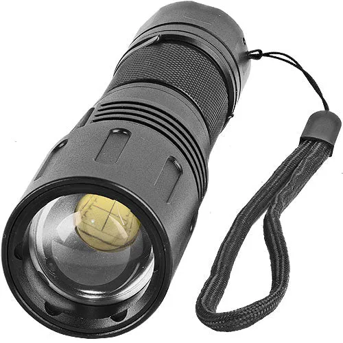 Safety Technology 3000 Lumens Led Self Defense Zoomable Flashlight