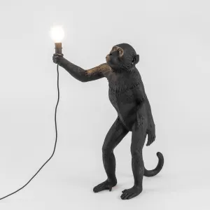 Seletti Monkey Lamp Standing Black