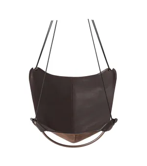 SLING BUTTERFLY Chair Brown Leather