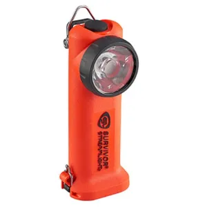 Streamlight Survivor 90500 Rechargeable Right Angle Light, Without Charger, Orange, 1 Each