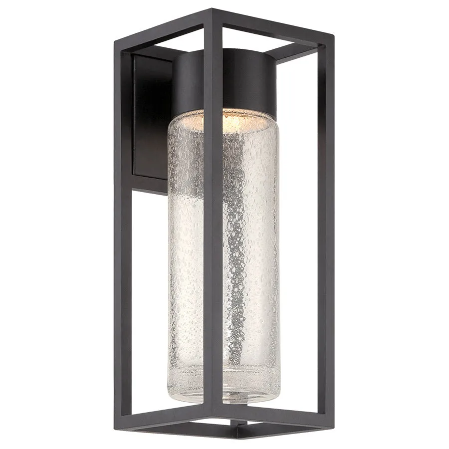 Structure LED Wall Light in Black